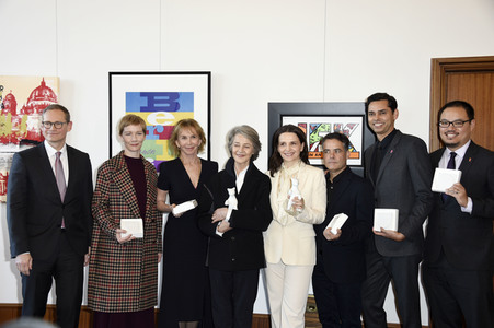 Eintrag der Berlinale Jury in das Gästebuch von Berlin, Berlinale 2019