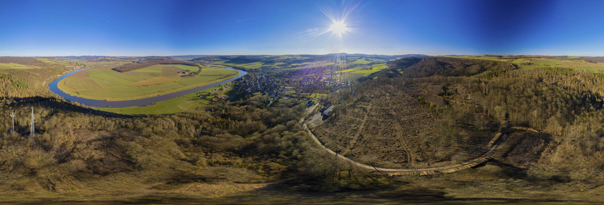 Luftaufnahme von Polle