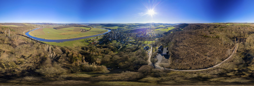 Luftaufnahme von Polle