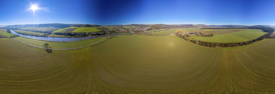 Luftaufnahme von Polle