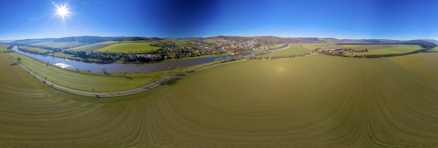 Luftaufnahme von Polle