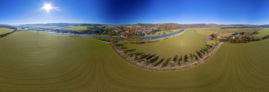 Luftaufnahme von Polle