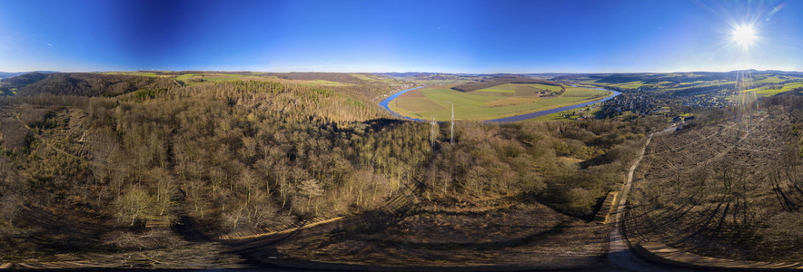 Luftaufnahme von Polle