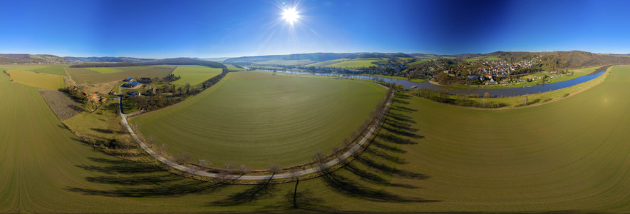 Luftaufnahme von Polle