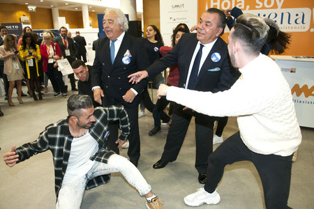 Los del Rio auf der Semana del Seguro 2019 in Madrid