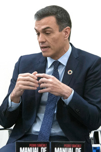 Buchpräsentation von Pedro Sánchez in Madrid