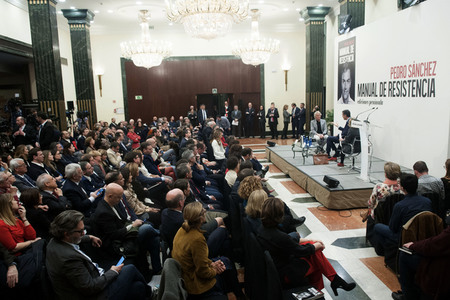 Buchpräsentation von Pedro Sánchez in Madrid