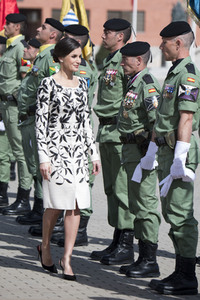 Flaggenzeremonie mit Königin Letizia in Paracuellos de Jarama
