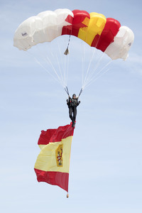 Flaggenzeremonie mit Königin Letizia in Paracuellos de Jarama