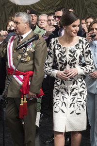 Flaggenzeremonie mit Königin Letizia in Paracuellos de Jarama