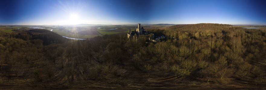 Luftaufnahme der Marienburg bei Nordstemmen
