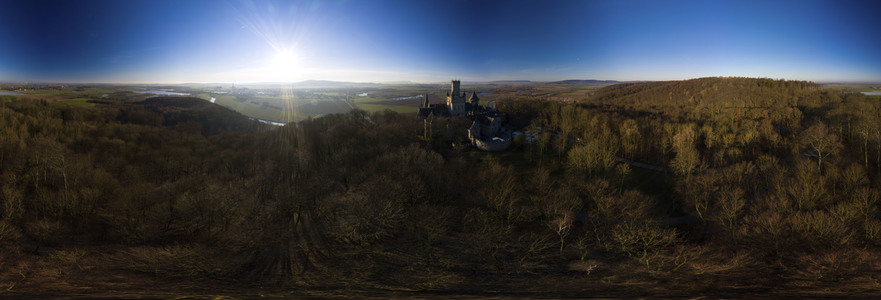 Luftaufnahme der Marienburg bei Nordstemmen