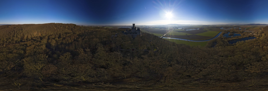 Luftaufnahme der Marienburg bei Nordstemmen