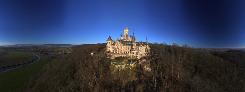 Luftaufnahme der Marienburg bei Nordstemmen