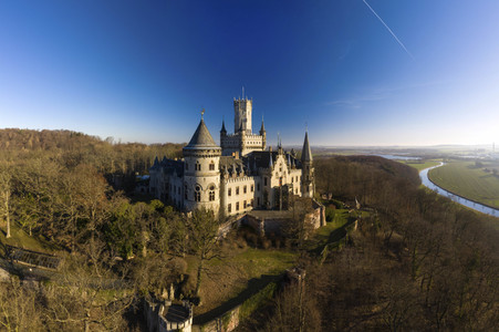 Luftaufnahme der Marienburg bei Nordstemmen