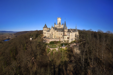 Luftaufnahme der Marienburg bei Nordstemmen