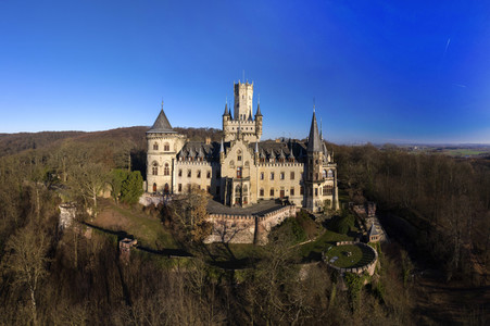 Luftaufnahme der Marienburg bei Nordstemmen