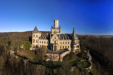 Luftaufnahme der Marienburg bei Nordstemmen
