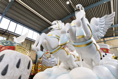 Richtfest für den Rosenmontagszug 2019 in Köln