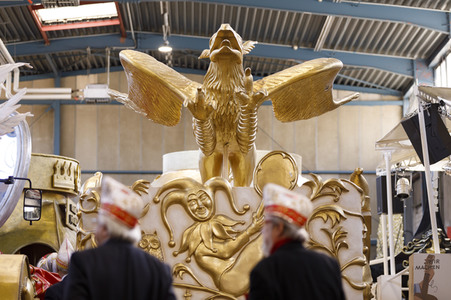 Richtfest für den Rosenmontagszug 2019 in Köln