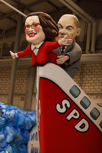 Richtfest für den Rosenmontagszug 2019 in Köln