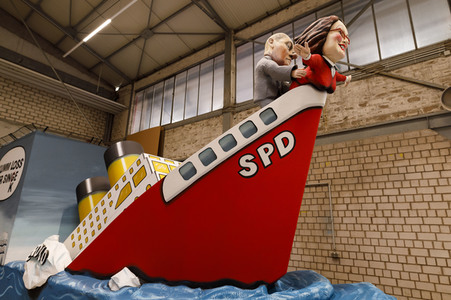 Richtfest für den Rosenmontagszug 2019 in Köln