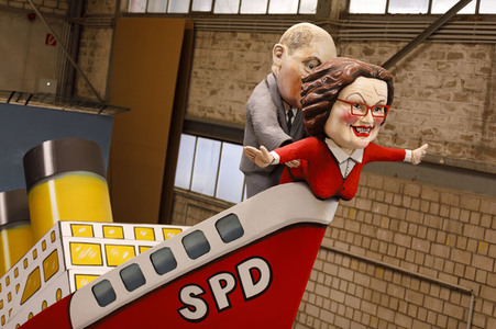 Richtfest für den Rosenmontagszug 2019 in Köln