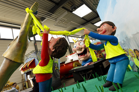 Richtfest für den Rosenmontagszug 2019 in Köln