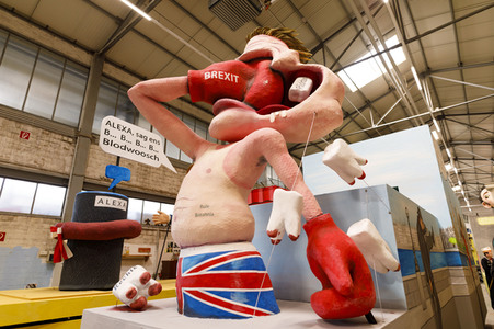 Richtfest für den Rosenmontagszug 2019 in Köln