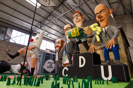 Richtfest für den Rosenmontagszug 2019 in Köln