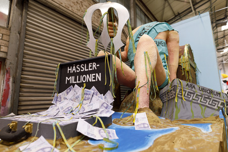 Richtfest für den Rosenmontagszug 2019 in Köln