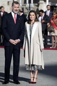 Begrüßungszeremonie für Präsident Vizcarra in Madrid