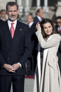 Begrüßungszeremonie für Präsident Vizcarra in Madrid