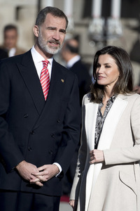 Begrüßungszeremonie für Präsident Vizcarra in Madrid