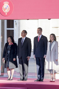 Begrüßungszeremonie für Präsident Vizcarra in Madrid