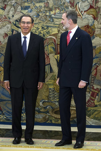 Empfang für Präsident Vizcarra in Madrid