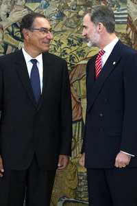 Empfang für Präsident Vizcarra in Madrid