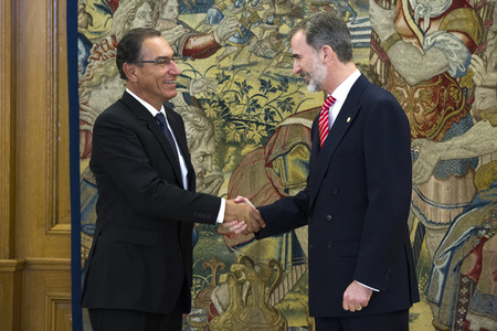 Empfang für Präsident Vizcarra in Madrid