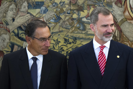 Empfang für Präsident Vizcarra in Madrid