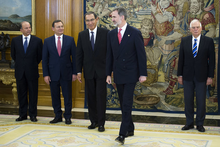 Empfang für Präsident Vizcarra in Madrid