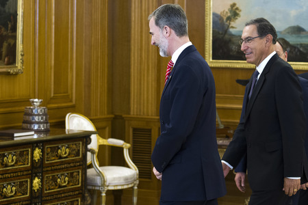 Empfang für Präsident Vizcarra in Madrid