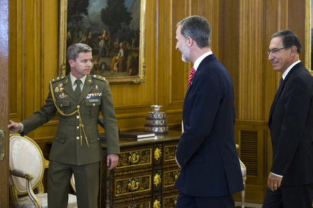 Empfang für Präsident Vizcarra in Madrid