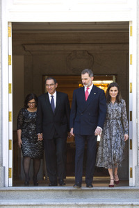 Präsident Vzicarra zu Gast bei den spanischen Royals in Madrid