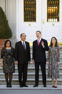 Präsident Vzicarra zu Gast bei den spanischen Royals in Madrid