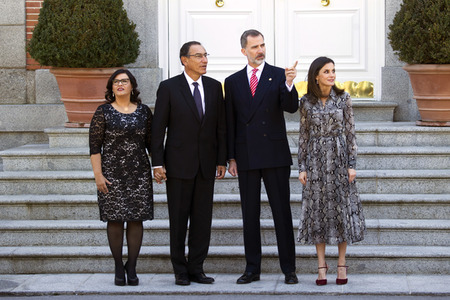 Präsident Vzicarra zu Gast bei den spanischen Royals in Madrid