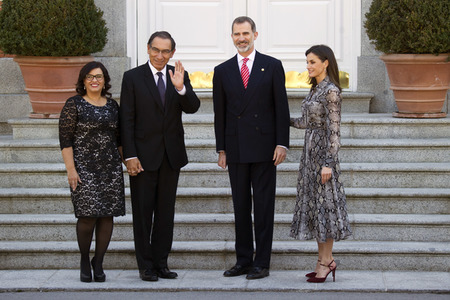 Präsident Vzicarra zu Gast bei den spanischen Royals in Madrid