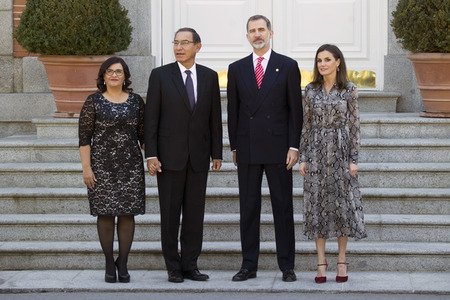 Präsident Vzicarra zu Gast bei den spanischen Royals in Madrid