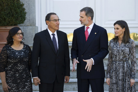 Präsident Vzicarra zu Gast bei den spanischen Royals in Madrid