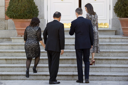 Präsident Vzicarra zu Gast bei den spanischen Royals in Madrid