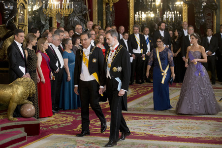 Gala Dinner für Präsident Vizcarra in Madrid